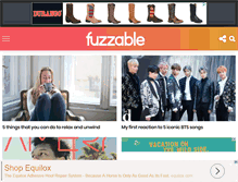Tablet Screenshot of fuzzable.com